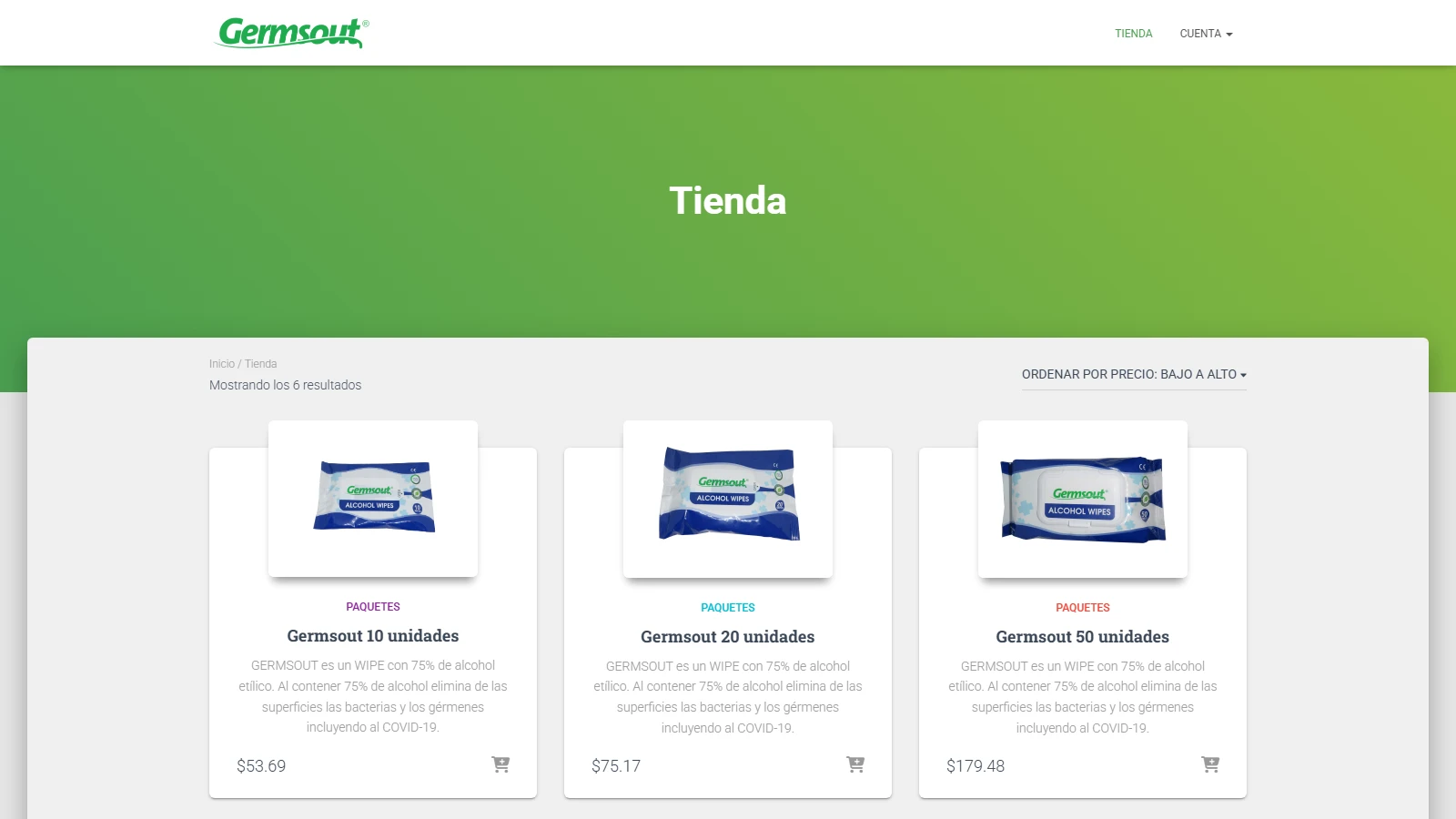Germsout Dominicana: An online store for hygiene products