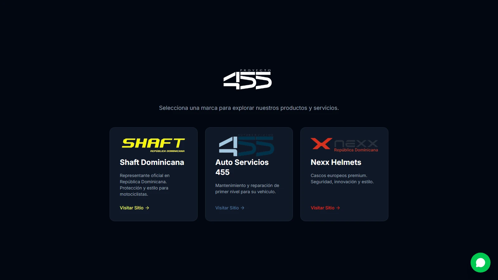 Proyecto 455: One digital ecosystem for three brands